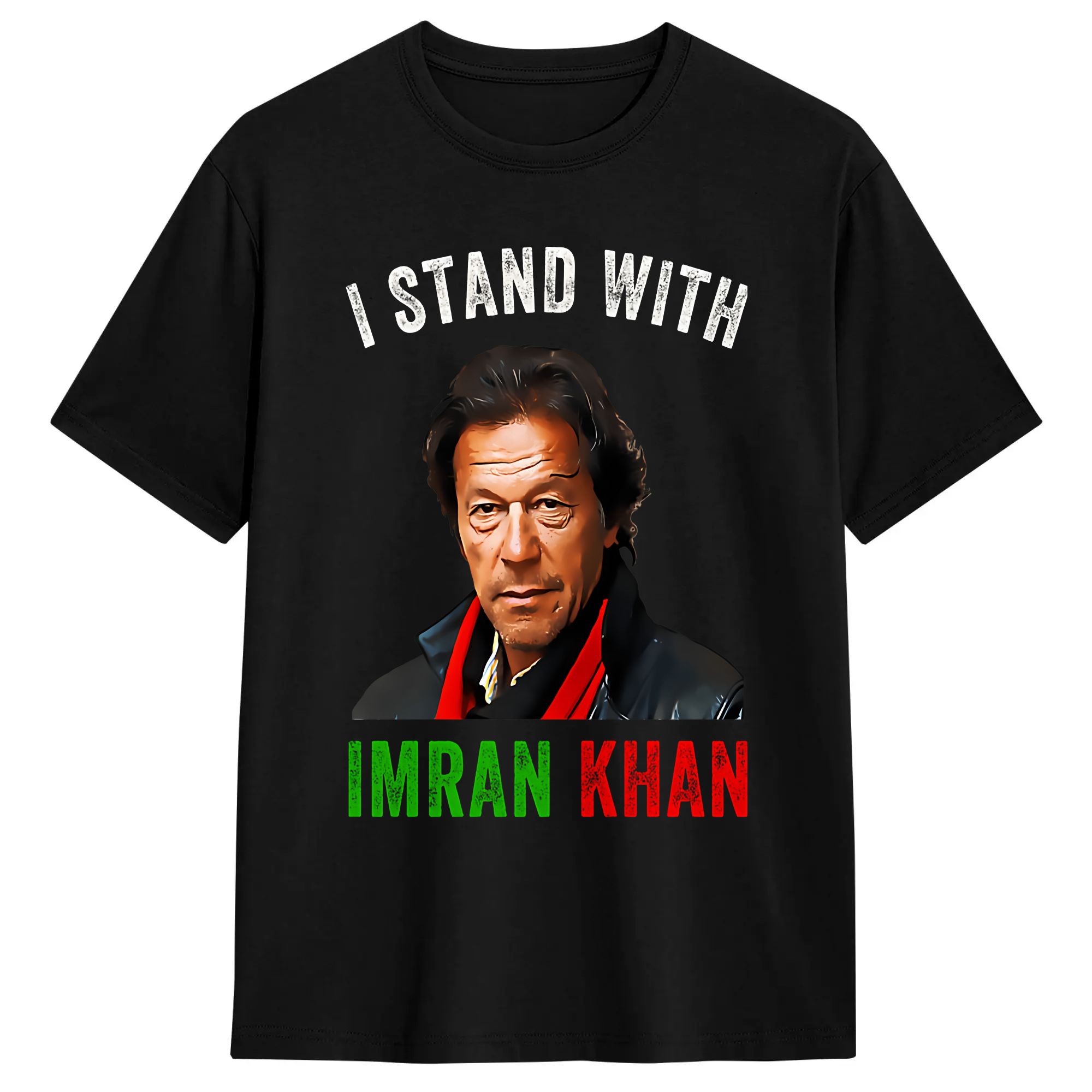 Summer Clothing Pakistan - Erkek Tişörtü, Imran Khan'ın Yanındayım, Pakistan